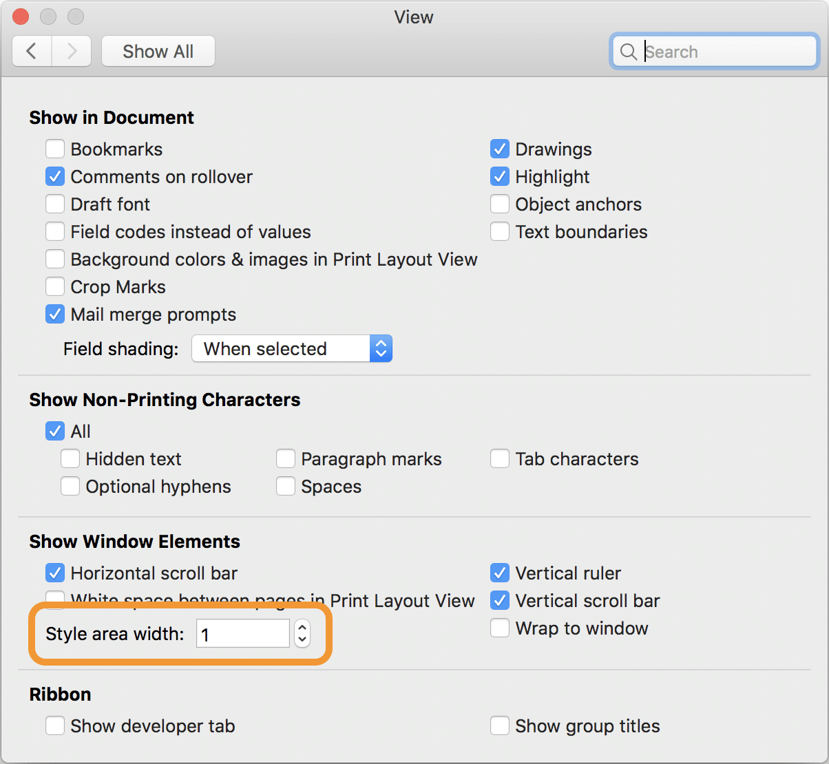 Word For Mac 2011 List Of Nonprinting Format Characters